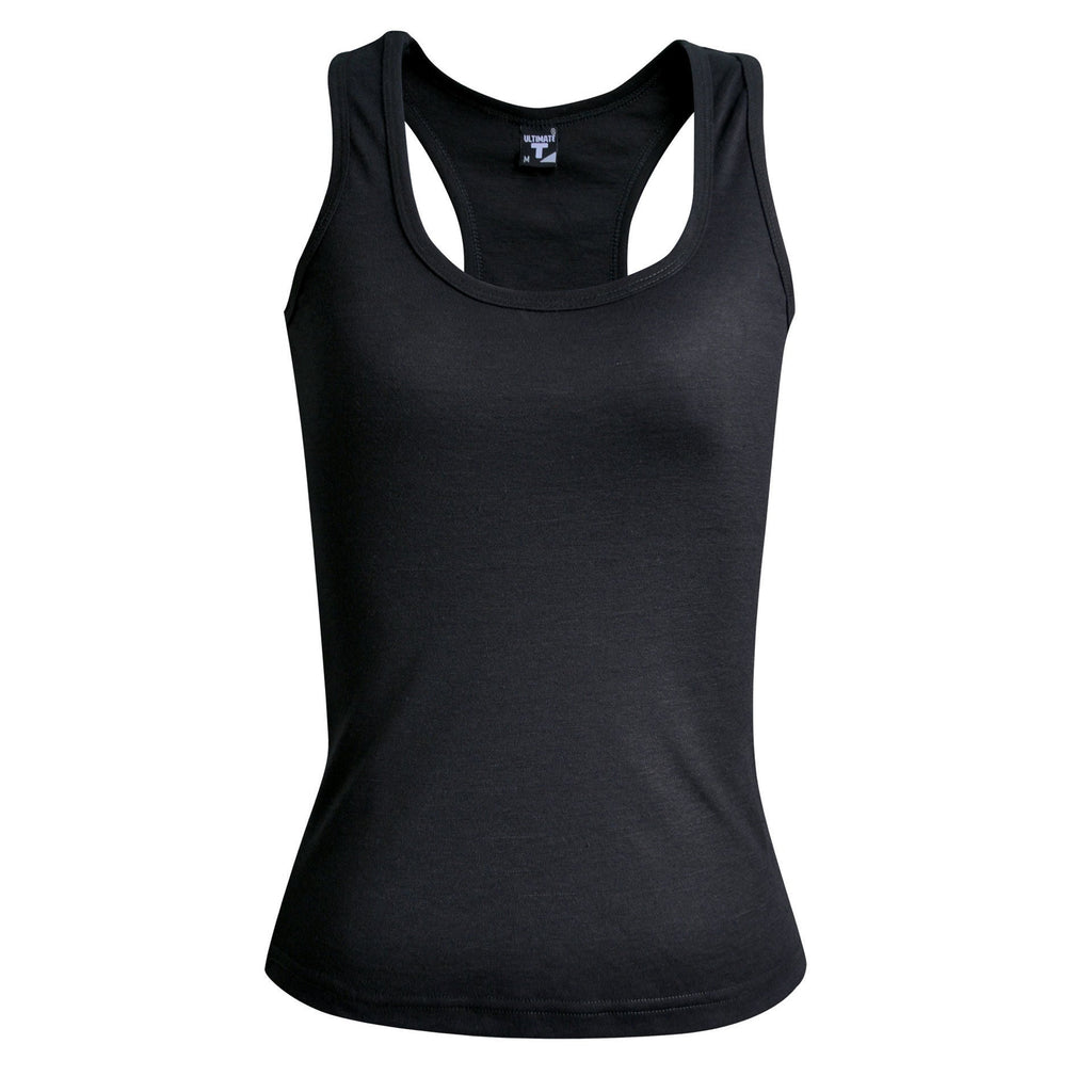 Ladies’ Racerback Top - Black - While Stock Last