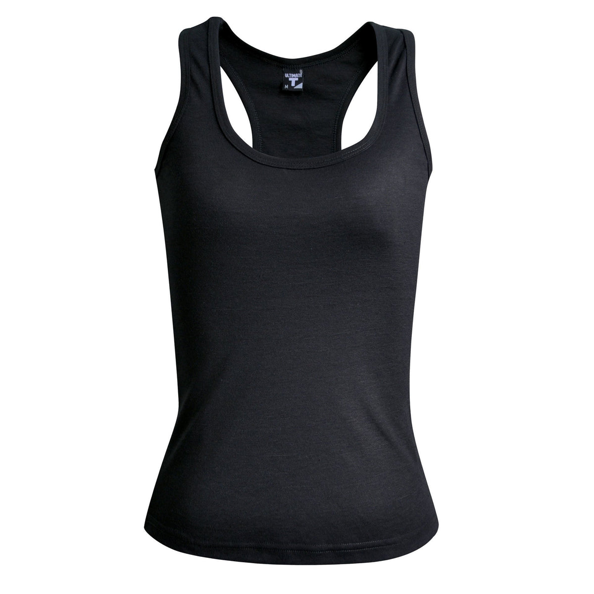 Ladies’ Racerback Top - Black - While Stock Last