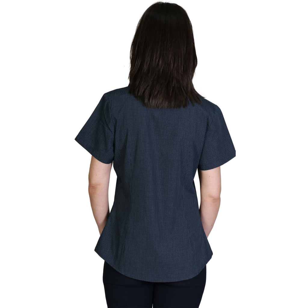Roselina Blouse Short Sleeve - Check 1