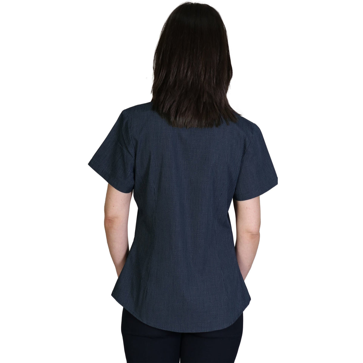 Roselina Blouse Short Sleeve - Check 1