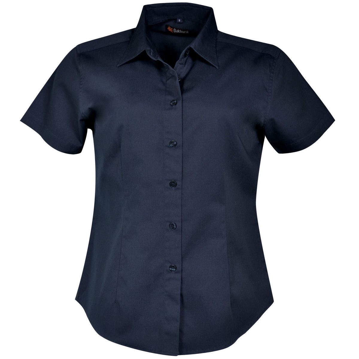 Ladies’ Classic Woven Shirt Short Sleeve - Navy