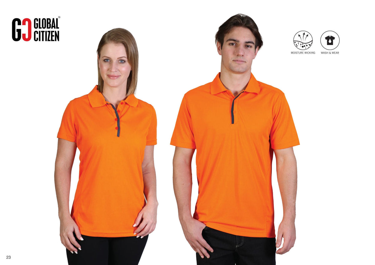 Ladies’ Synergy Polo - Red/Black - End Of Range