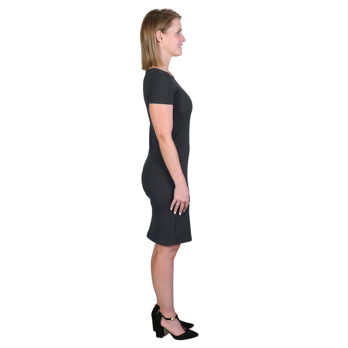 Claire Dress - Charcoal - End Of Range