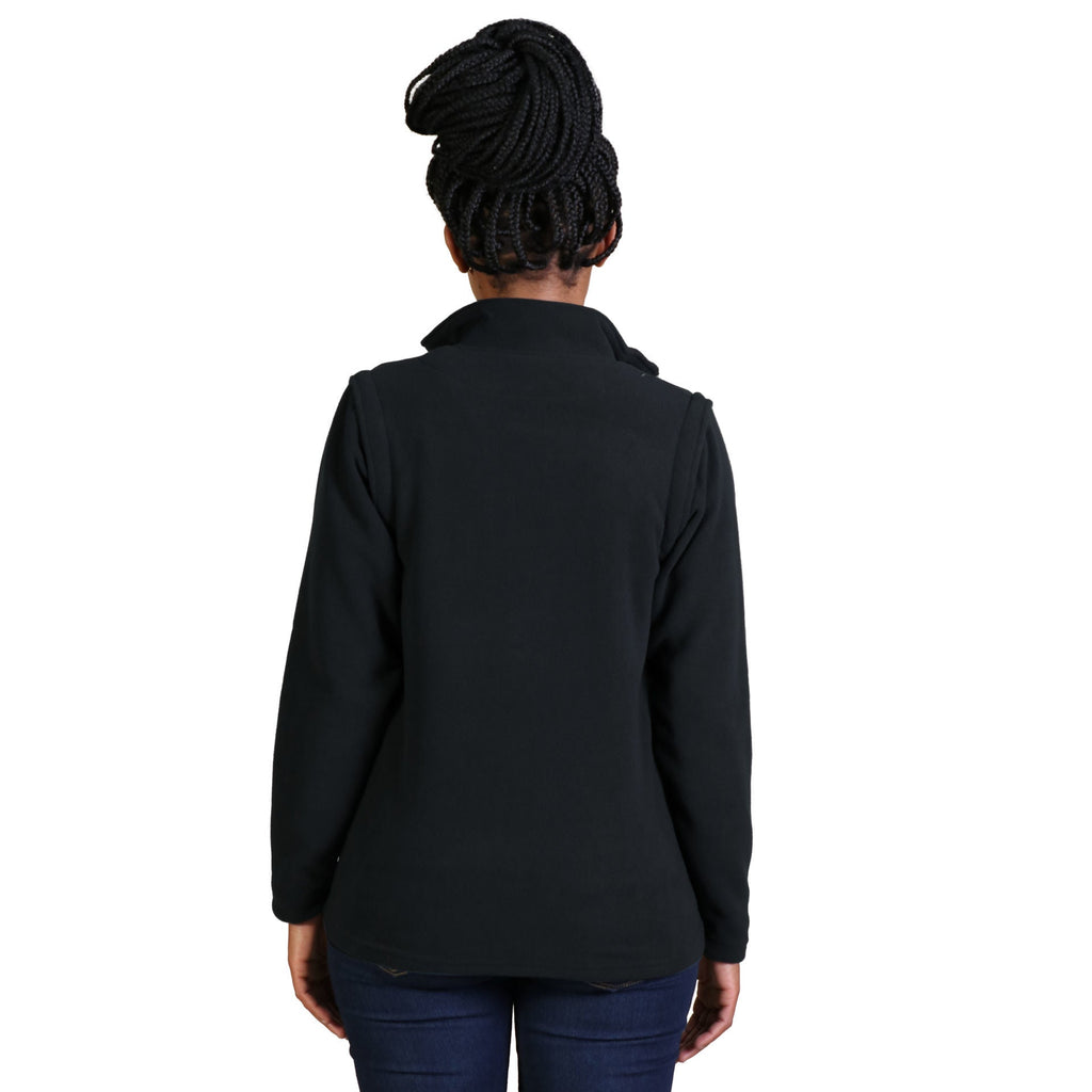 Ladies’ Zip Off Sleeve Polar Fleece