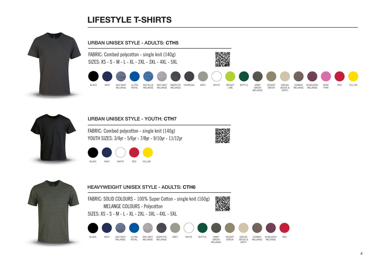 140g Urban Lifestyle T-Shirt - Rose Pink - While Stocks Last