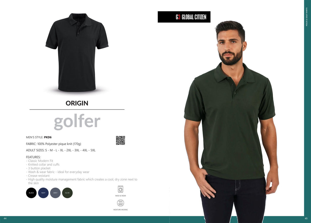 Origin Golfer - Grey