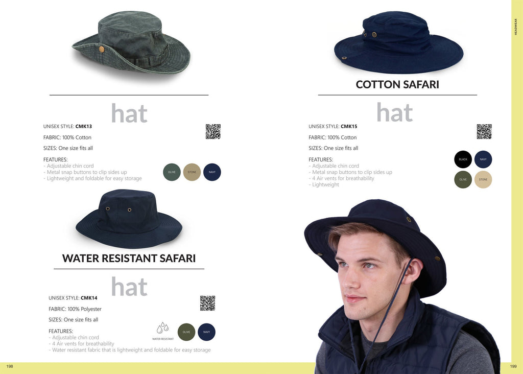 Safari Hat Water Resistant