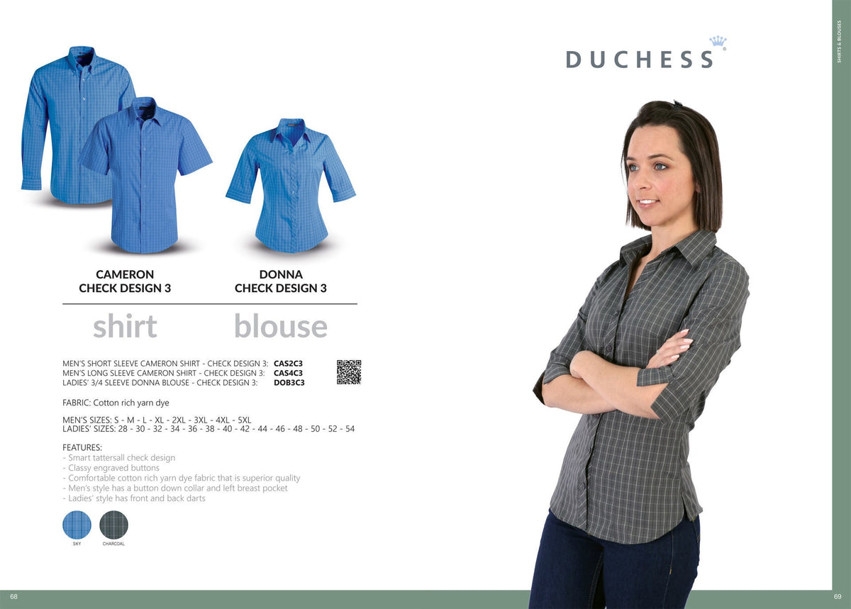 Cameron Shirt Long Sleeve - Check 3