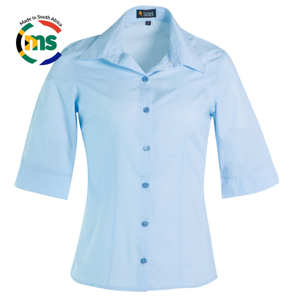 Ladies’  Icon Woven Shirt - Sky - While Stocks Last