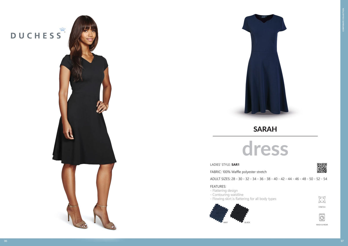 Sarah Dress - Black - End Of Range