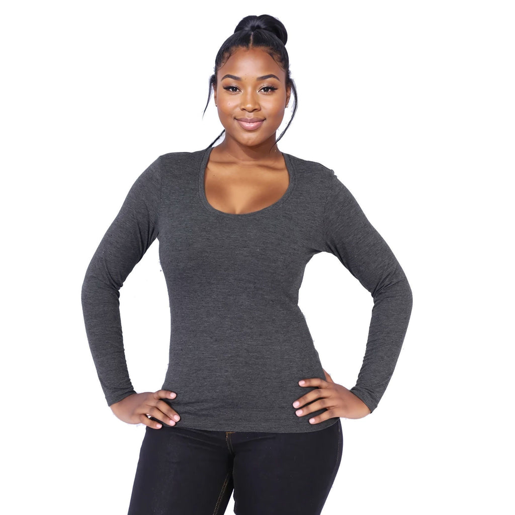 Ladies’ 150g Fashion Fit T-Shirt - long sleeve