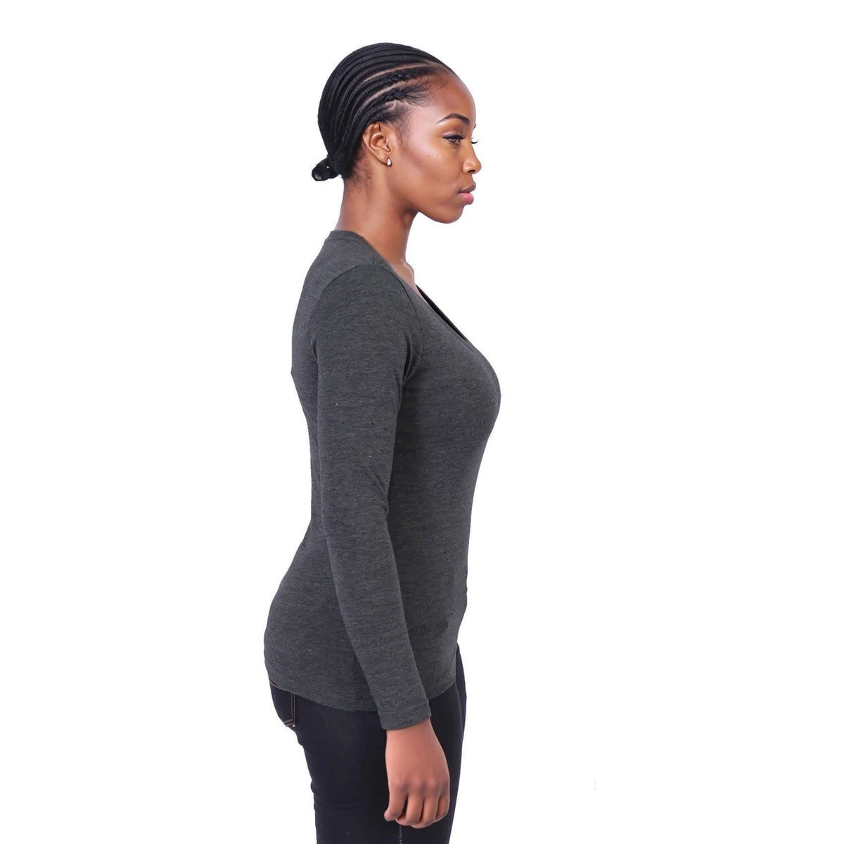 Ladies’ 150g Fashion Fit T-Shirt - long sleeve