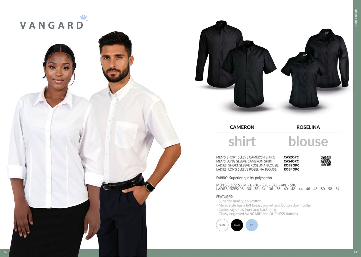 Cameron Shirt Short Sleeve - Shaded White - While Stock Last
