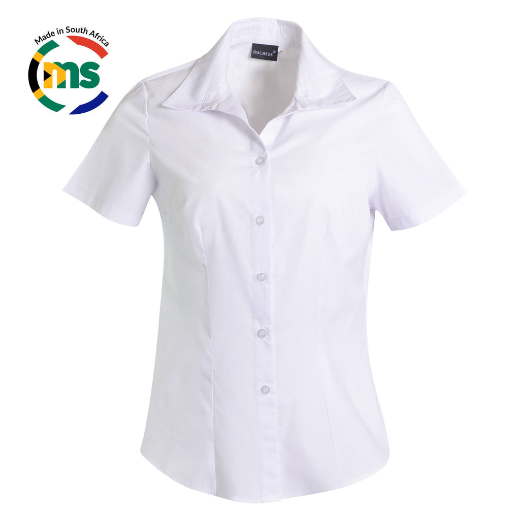 Roselina Blouse Short Sleeve - Shaded White - End Of Range