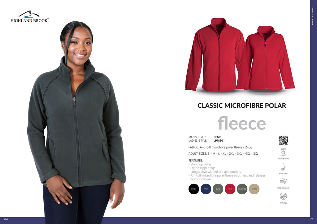 Ladies’ Classic Microfibre Polar Fleece - Royal Blue - End Of Range