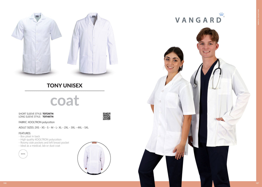 Tony Unisex Coat - Long sleeve