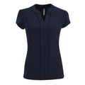 Emma  Blouse - Short Sleeve - Navy - End Of Range