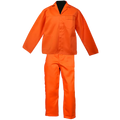 Orange Conti Suit ( 2 piece ) Poly cotton
