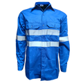 Royal Blue Reflective Mining Shirt