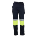 Navy / Lime Reflective Working Trouser