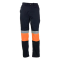 Navy / Orange Reflective Working Trouser