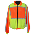 Lime/Orange Reflective Jacket With Sleeve