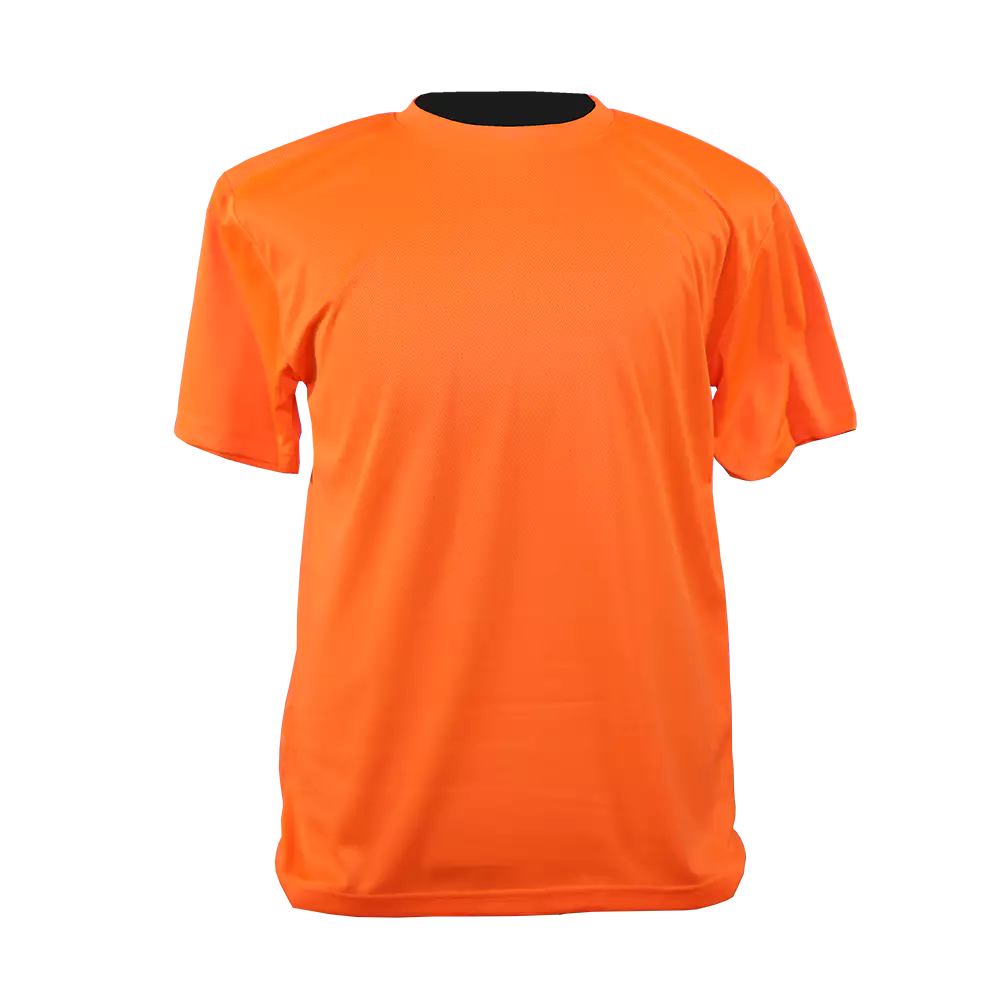 Orange Hiviz T-Shirt 120g Micromesh