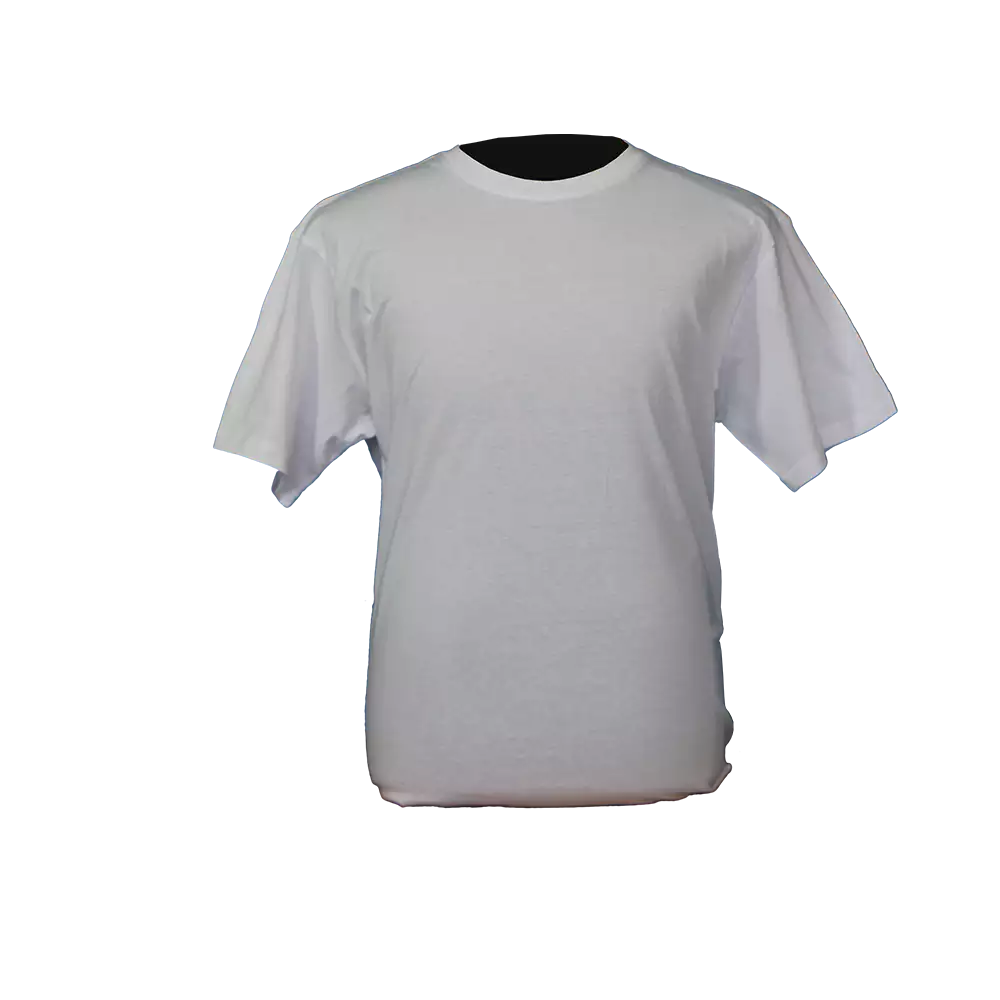 White Crew neck T-shirt 160g
