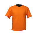 Orange Crew neck T-shirt 160g
