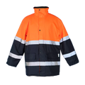 Two Tone Freezer Jacket Orange / Navy