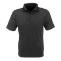 Golf Shirt Black Polycotton