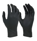 Black Nitrile Exam Gloves - Box of 100