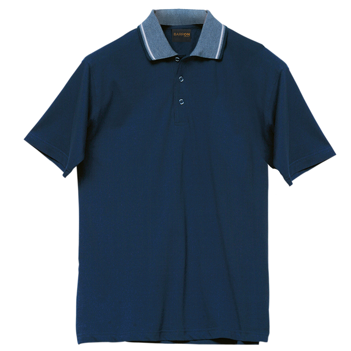 Jacquard Collar Golfer Mens