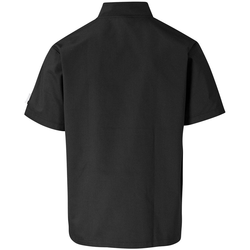 Unisex Short Sleeve Cannes Utility Top - Black