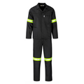Trade Polycotton Conti Suit - Reflective Arms & Legs - Yellow Tape