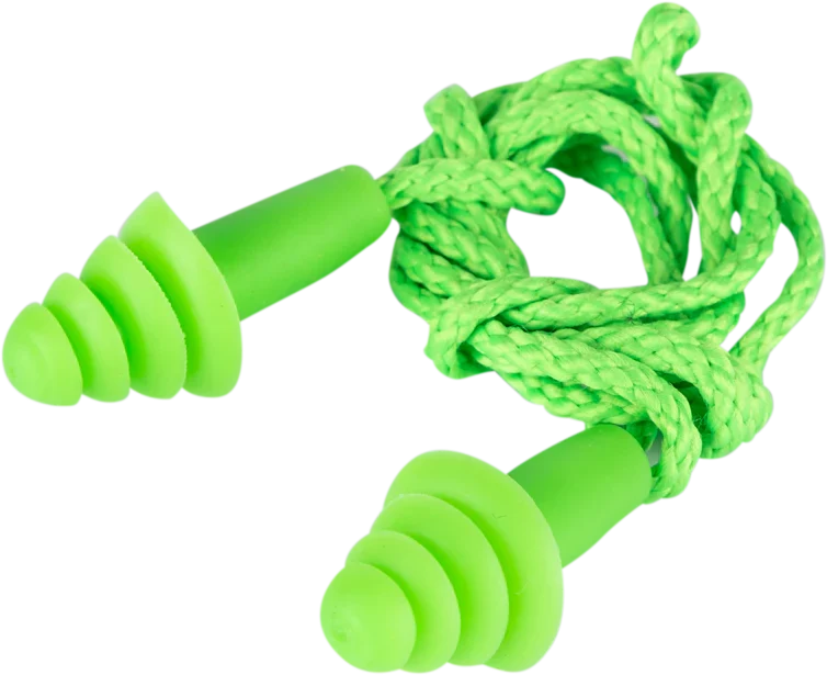 Hi-Viz Reusable Corded Earplugs