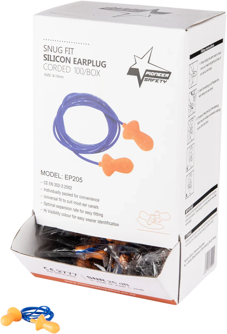 Corded Silicone Reusable Earplugs