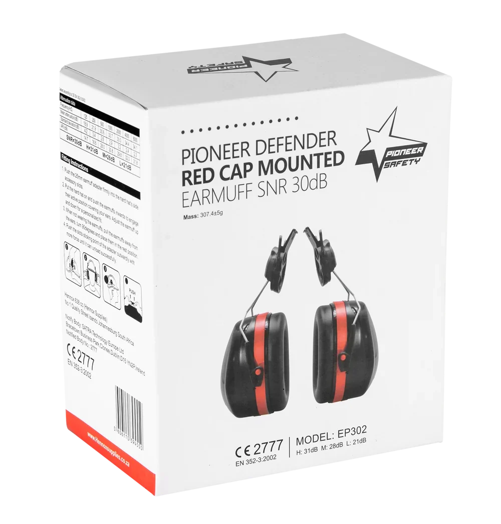 Ear Defender Helmet Mounted Earmuffs SNR30DB