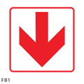 Location of Fire Fighting equipment safety sign (FB1)