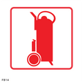 Fire Trolley safety sign (FB14)