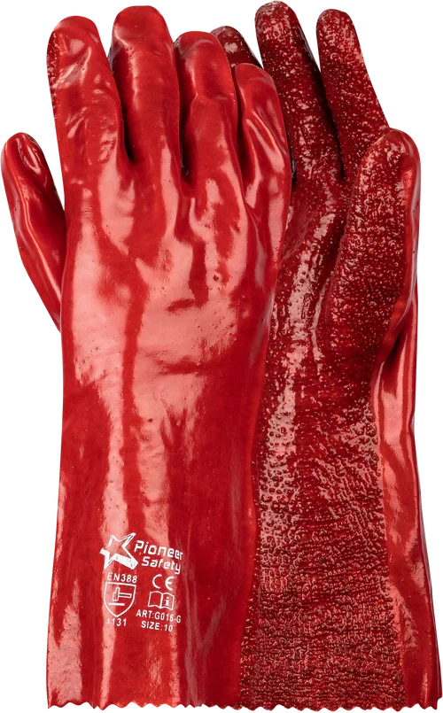 PIONEER PVC Red Terrycloth Palm - 35cm
