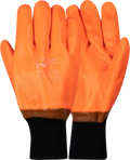 Pioneer Orange Freezer Glove Knit Wrist High Visibility