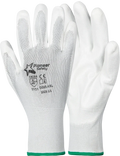 PU Inspector Gloves  - White