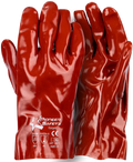 Pioneer Gorgon Brown Heavy Duty Pvc Glove Open Cuff 27Cm