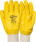Nitrile Fully Dipped Yellow Gloves