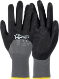 Flex Grey Nylon Gloves