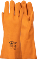 PIONEER PVC Orange Foamed Glove  - 35cm