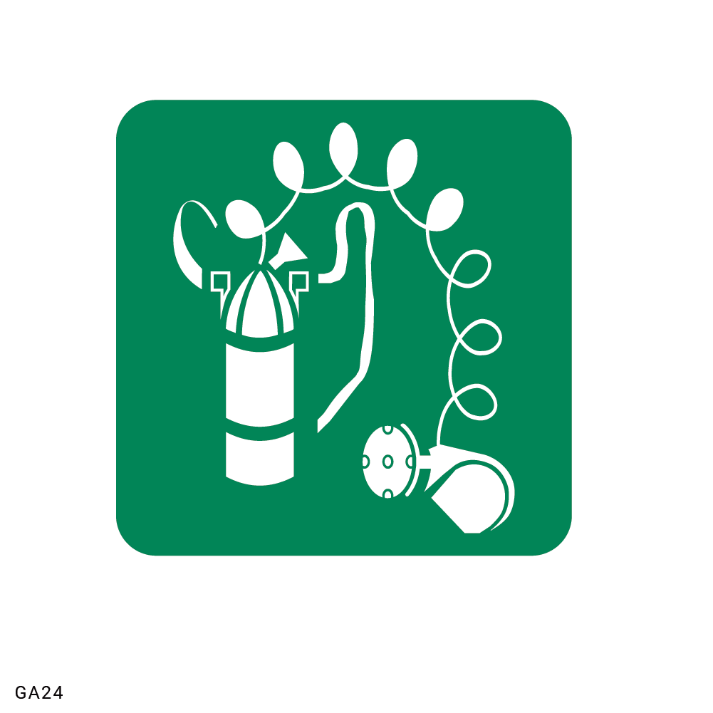 Breathing Apparatus safety sign (GA24)