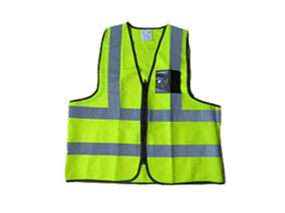 Reflective Vest with Zip & ID Pocket