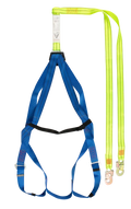 Safety harnesses with double lanyard & scaffold hooks with belt